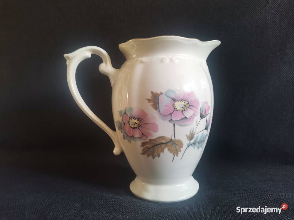 Stary duży dzbanek mlecznik porcelana Tułowice Siemianowice Śląskie