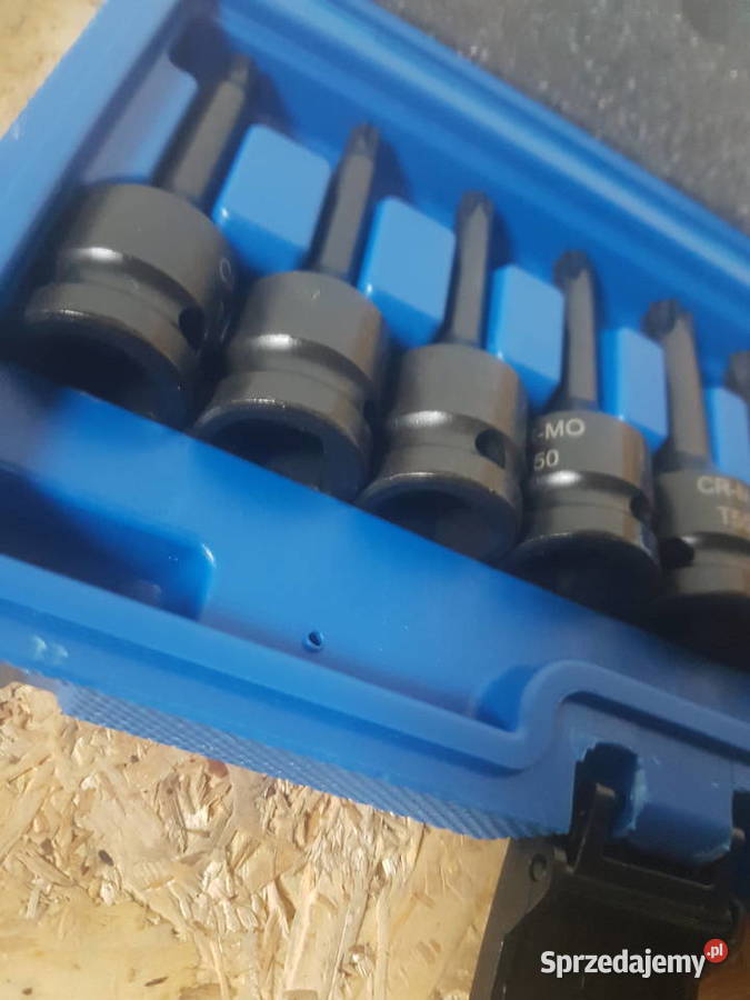 NASADKI UDAROWE czarne TORX 8 ZESTAW 12 Głogowa