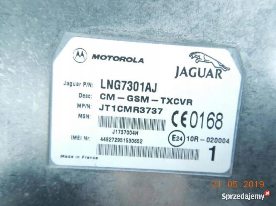 MODUŁ STEROWNIK TELEFONU GSM JAGUAR XJ8 9902 Komputery lubelskie