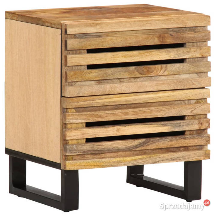 Szafka nocna 40x34x46 lite surowe drewno mango mazowieckie Warszawa sprzedam