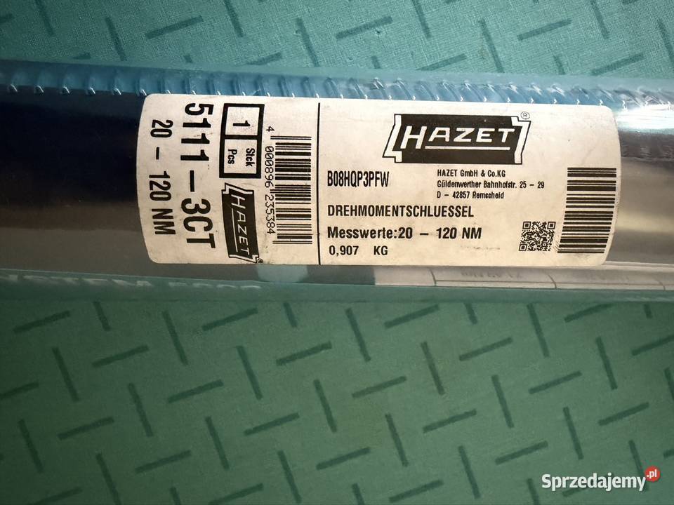 HAZET 51113CT I Napęd kwadratowy 10 mm 38 cala Narzędzia warsztatowe Wrocław