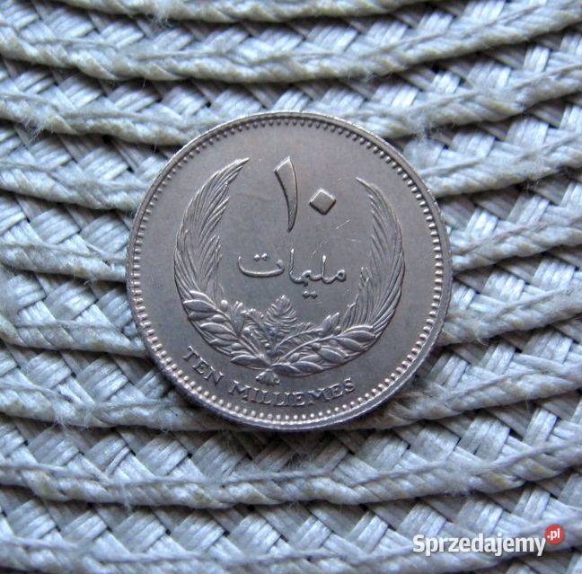 Libia 10 Milimów 1965r Kalisz