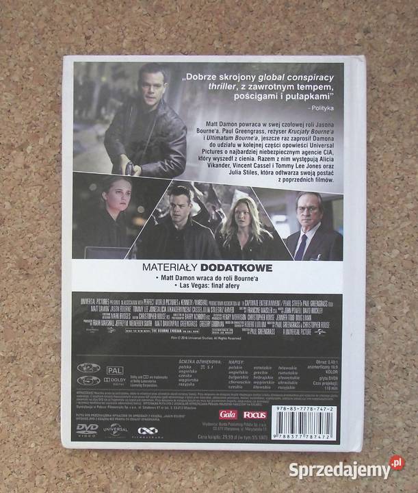 Jason Bourne akcja sensacyjny