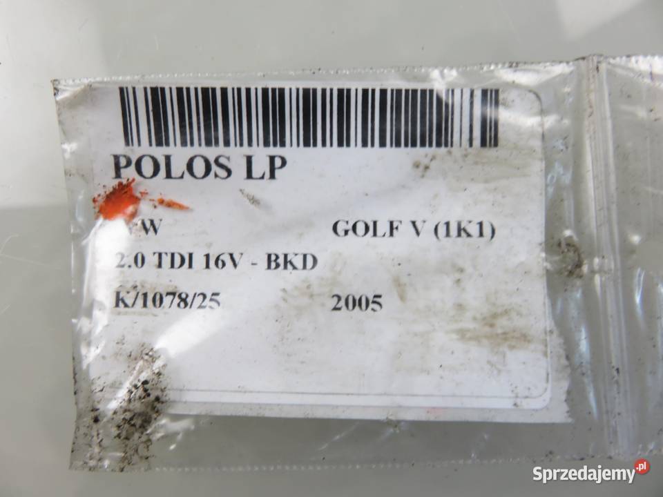 PÓŁOŚ LEWA PRZEDNIA VW GOLF V 20 TDI 16V osobowe