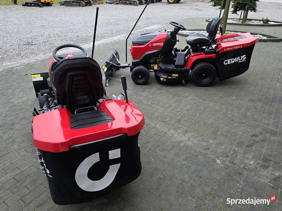 Kosiarka traktorek Cedrus CTrac 93HC1 Nowa pług Bieliny