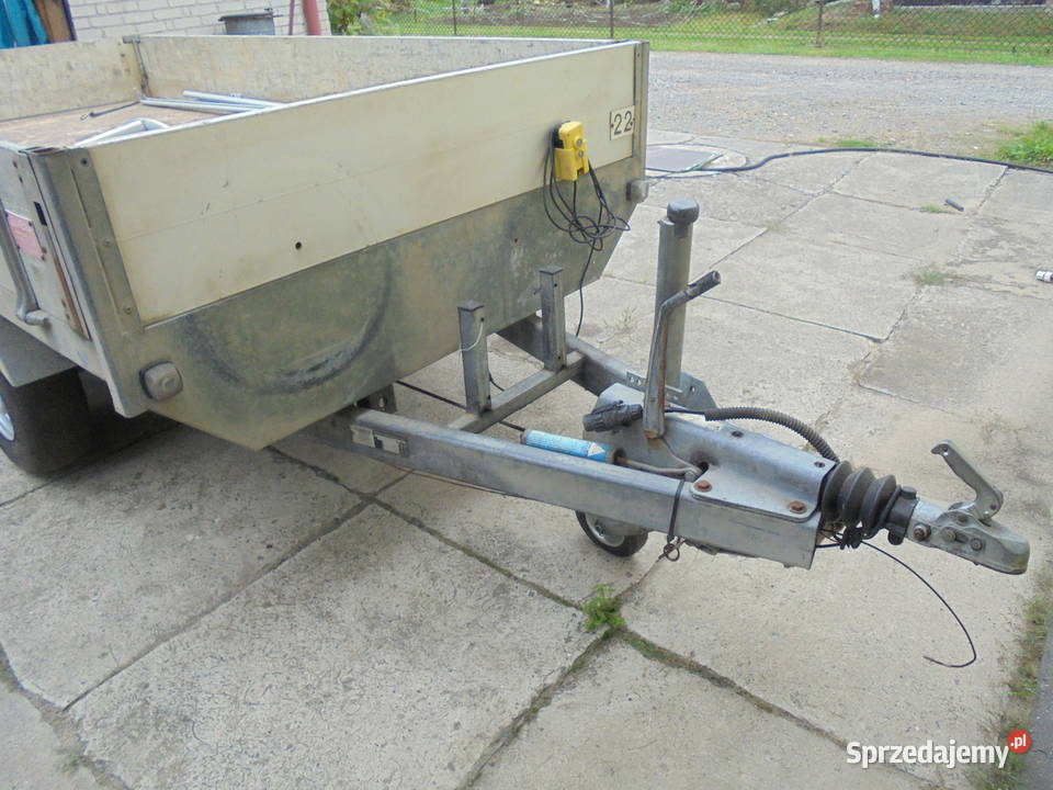 przyczepa samochodowa burtowa dmc 2700 wywrotka sprzedam