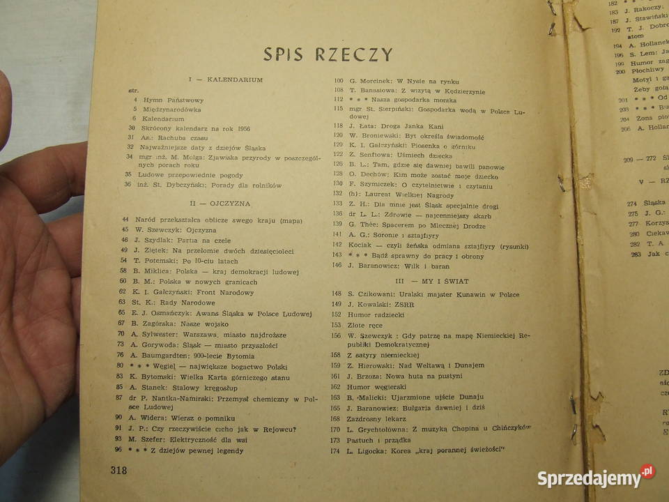 Kalendarz zagłebia dąbrowskiego 1955 Czeladź