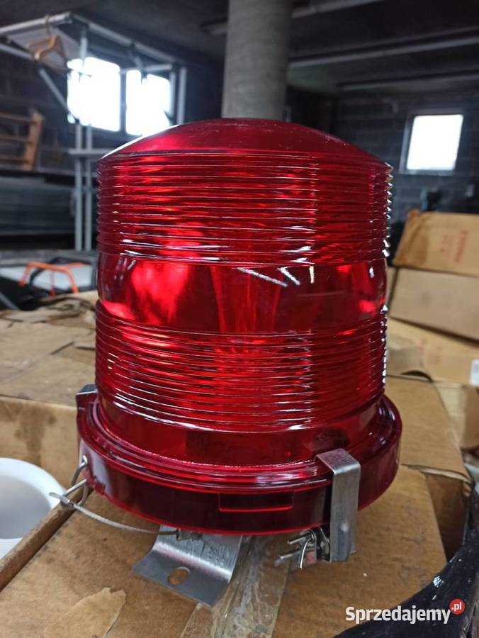Lampa Lotniskowa Przeszkodowa Wojskowa Czerwona