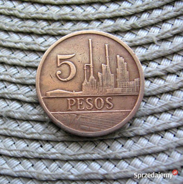 Kolumbia 5 Pesos 1980r Kalisz