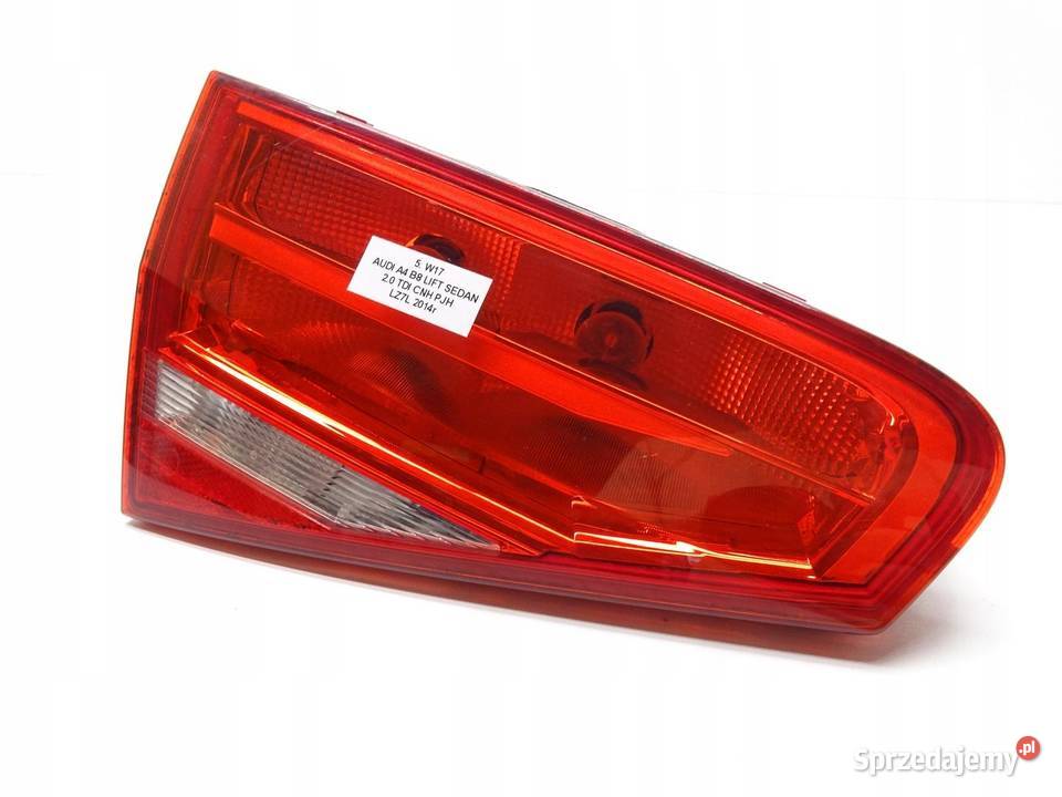 LAMPA LEWA LEWY TYŁ TYLNA W KLAPE AUDI A4 B8