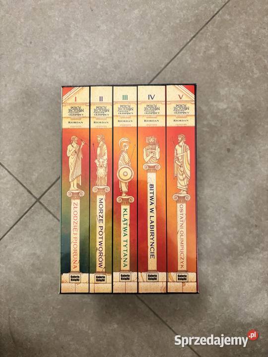 Percy Jackson i bogowie olimpijscy 5 tomów box Kultura i Rozrywka mazowieckie