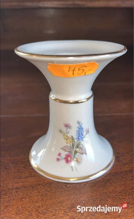 Świecznik na jedną świecę Kerafina Bavaria Ecru Gdańsk