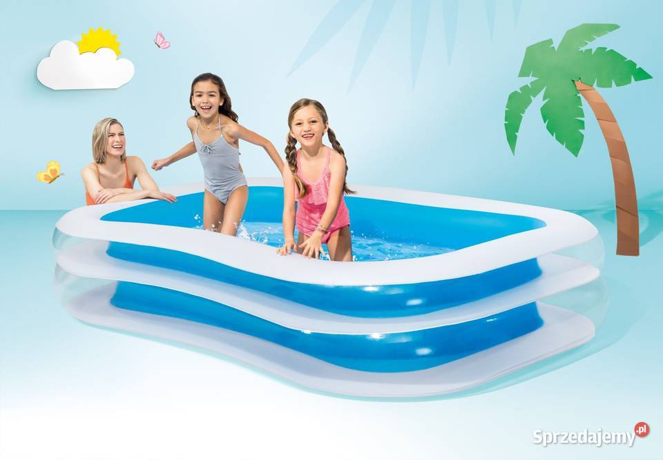Basen rodzinny prostokątny niebieski INTEX 56483 Poznań sprzedam