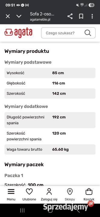 Łóżko Nowe dwuosobowe Gdynia