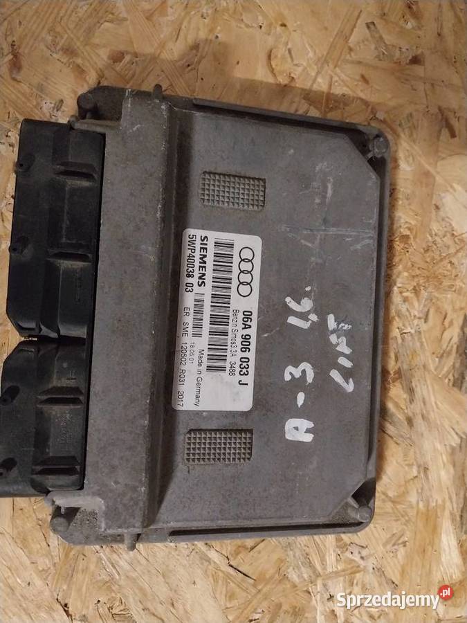 Sterownik silnika 06A906033J 16 benzyna audi Puławy