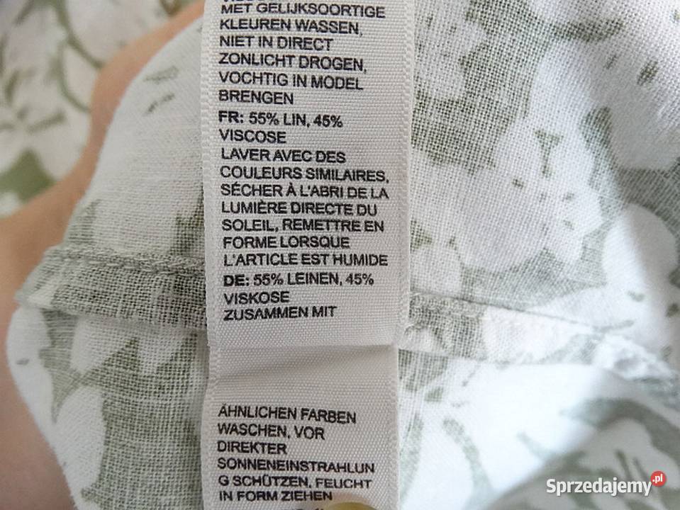 Bluzka Koszula Lniana Len Wiskoza Komfortowy Łomża sprzedam