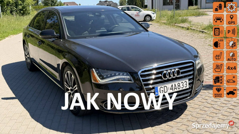 Audi A8 A8 Long full Led Night Vision Masaże itd napęd 4x4