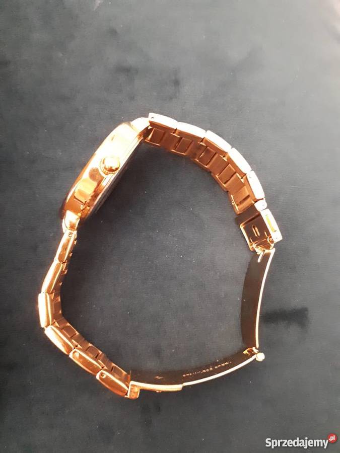 ZŁOTY ZEGAREK PARFOIS BRANSOLETA Zegarki i Biżuteria Łódź