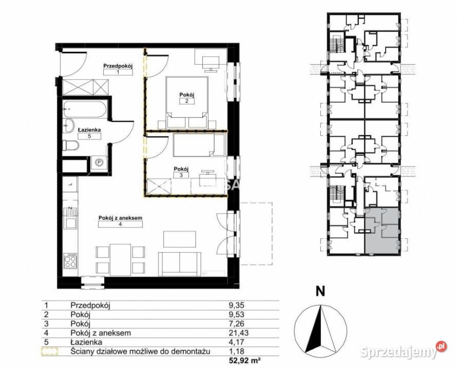 Mieszkanie Kraków Osiedle Złocień 5292m2 Sprzedaż