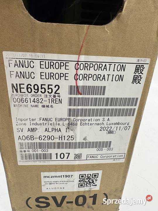 Fanuc A06B6290H125 Servo Amplifier Warszawa
