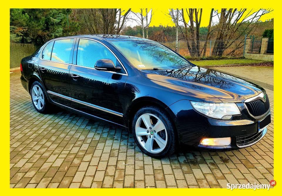 koda Superb Skoda Superb II Platinium 20 tdi DSG elektrycznie ustawiane fotele