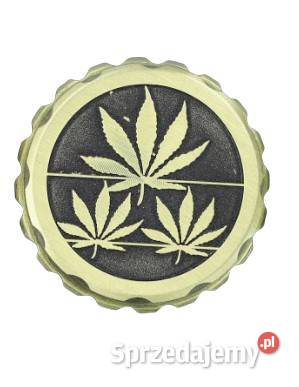 Mosiężny Młynek do Tytoniu Metalowy Grinder Dom i Ogród Ostrowy nad Okszą