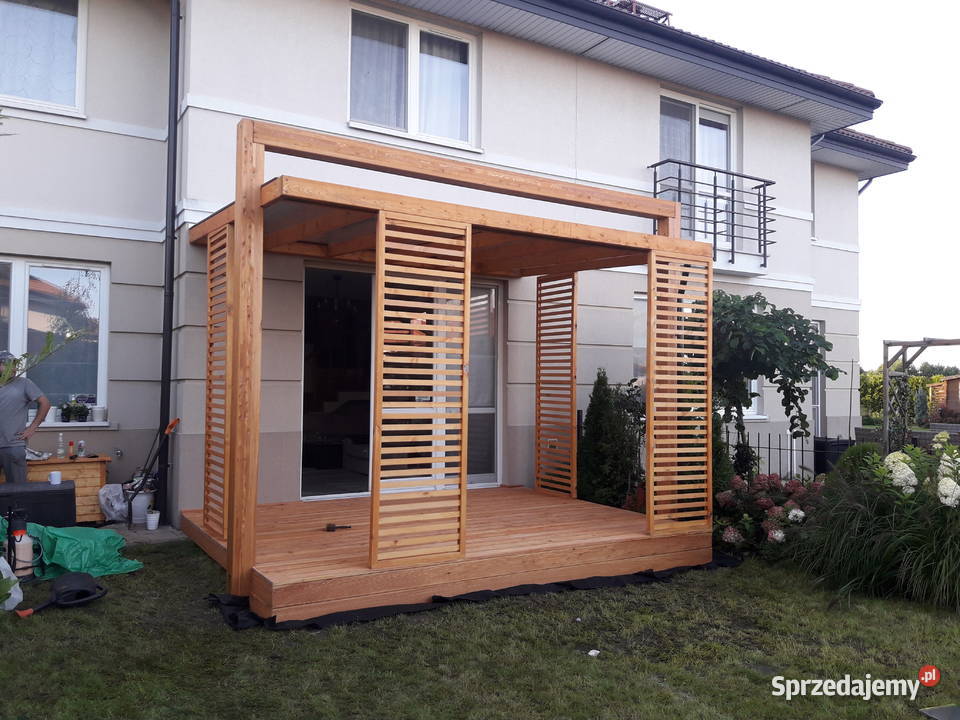 Altany nowoczesne podwieszany dach altana świętokrzyskie Wąchock