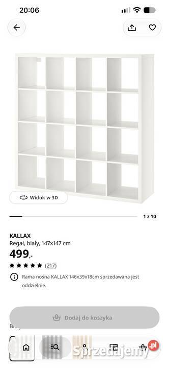 Kallax regał biały 147x147 Szczecin