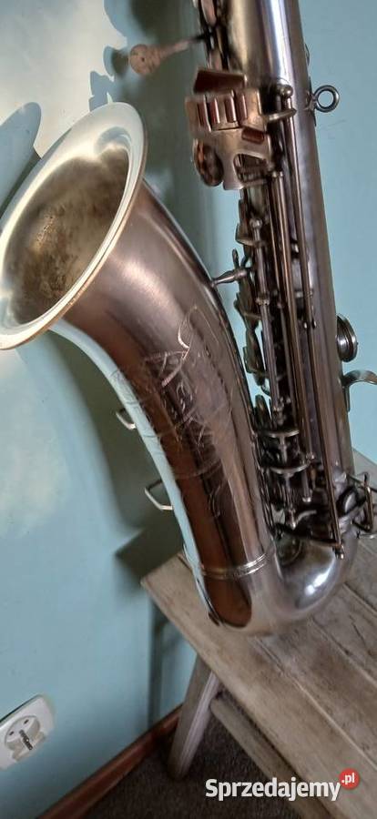 Kolekcjonerski Saksofon Wygląd z lat 20 tych blaszane Muzyka