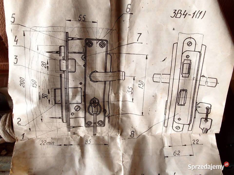 Zamki do drzwi wkładki zamki wpuszczane różne Łódź