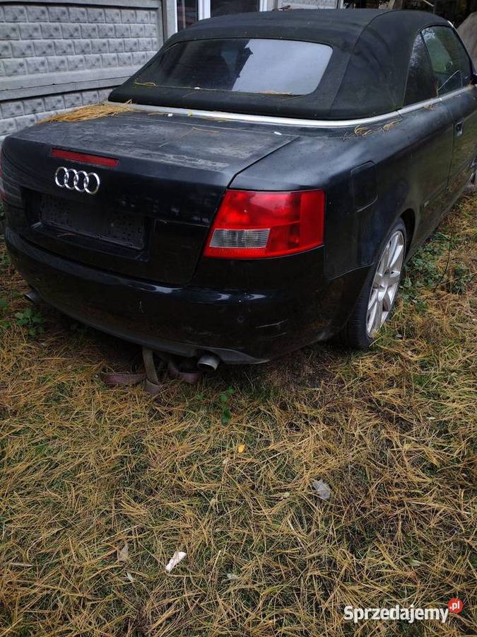 sprzedam Audi a4 Cabrio uszkodzona miska oleju Radomsko