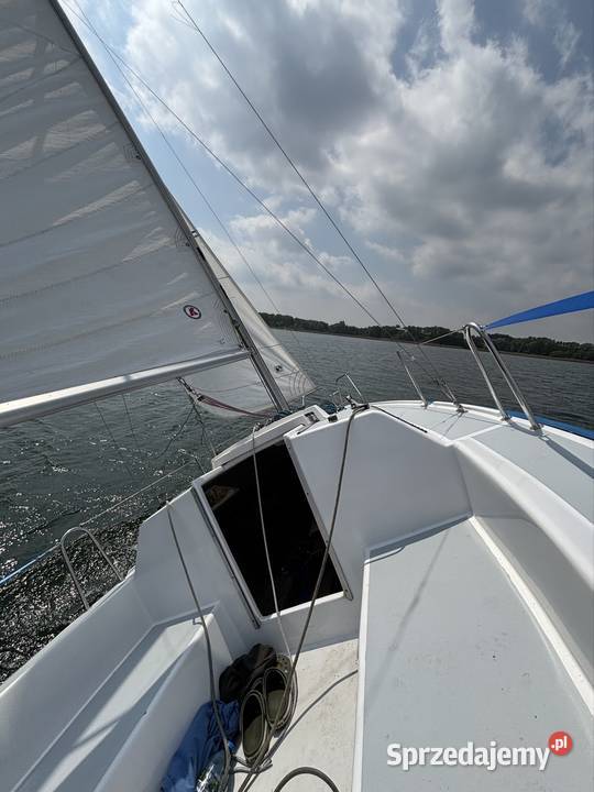 Jacht Micro Flyer 585 komplet z przyczepą super wielkopolskie