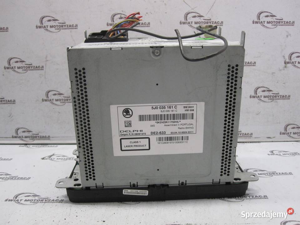 SKODA FABIA II 10r radio CD 5J0035161C sprzedam