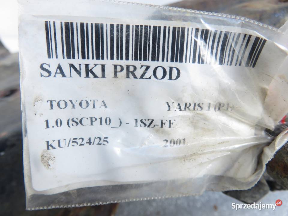 SANKI PRZÓD TOYOTA YARIS I P1 10 VVT i 68 1SZFE osobowe sprzedam