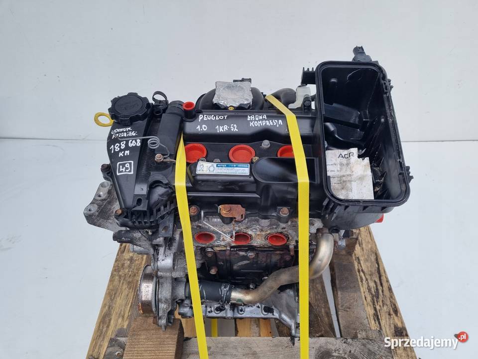 SILNIK KOMPLET Peugeot 107 10 12V 68 Silniki kompletne lubelskie Rudka