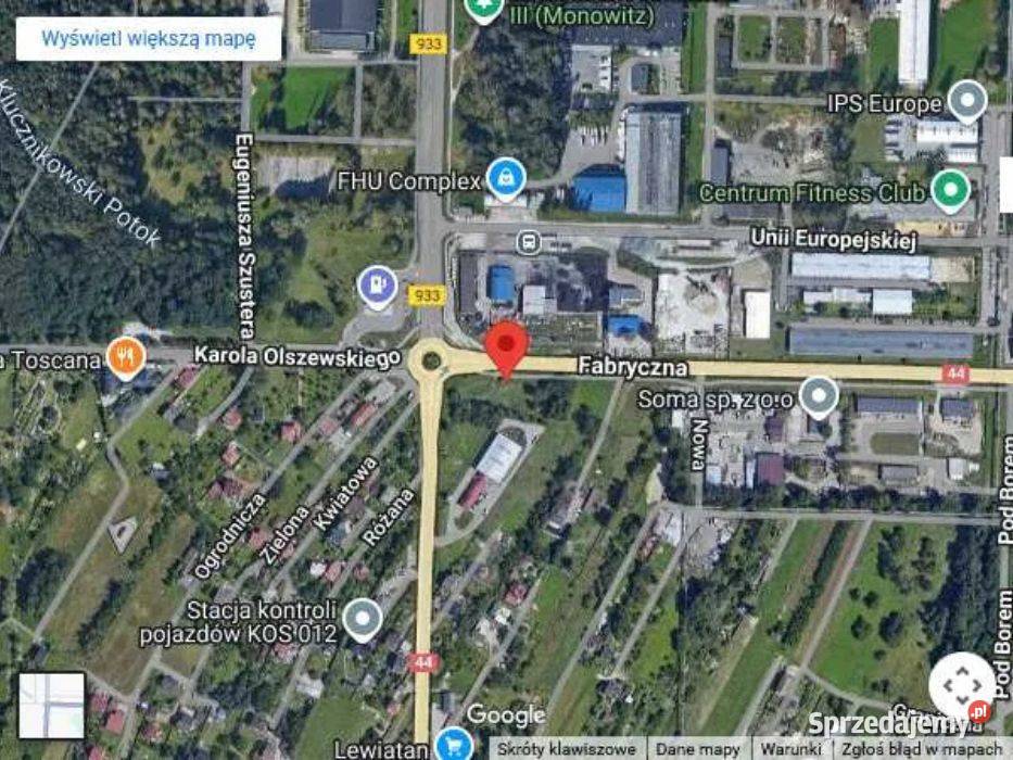 Reklama Billboard Oświęcim Fabryczna Wydruk