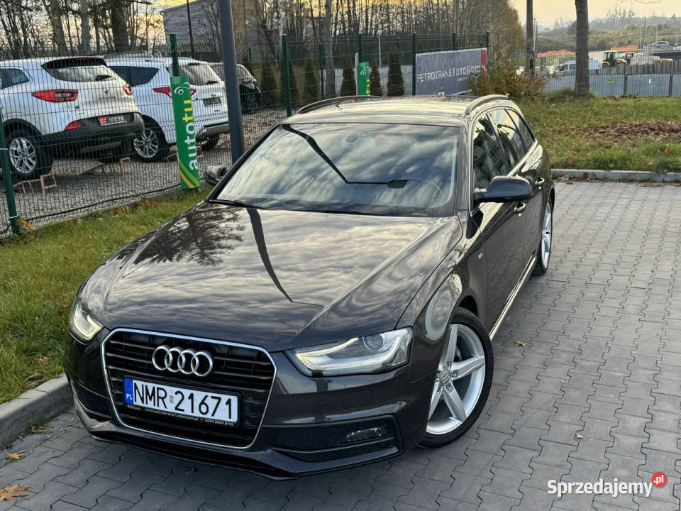 Audi A4 20 TDI 150 SLINE AUTOMAT LED Skóra aluminiowe felgi Mrągowo