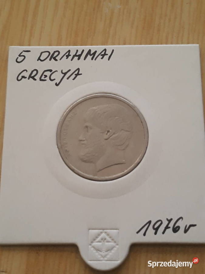 5 Drachm Grecja 1976 i 1990 r Konin