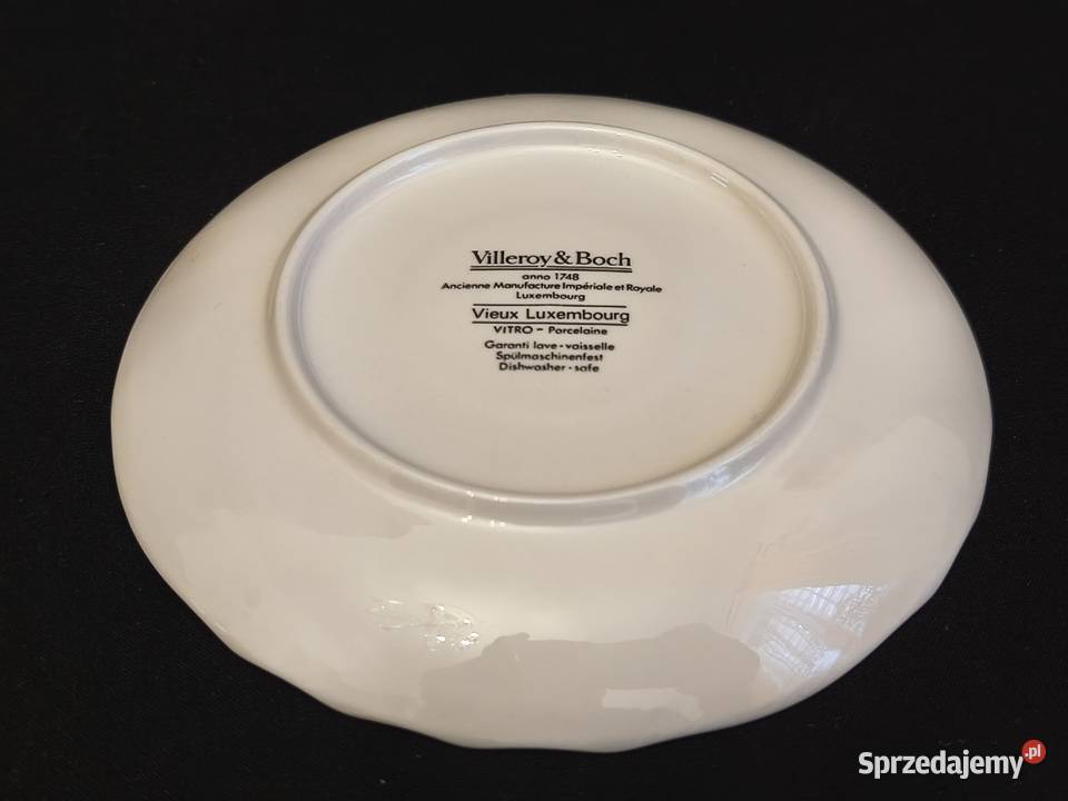 Talerz podstawka Villeroy Boch Vieux Luxembourg Porcelana i szkło Chełm