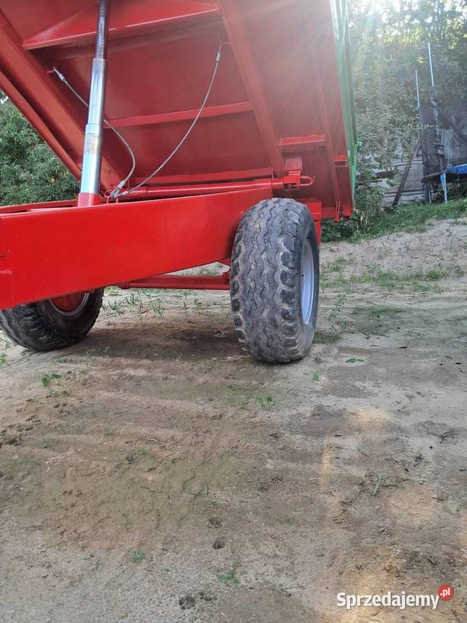 Przyczepa jednoosiowa wywrot kiper na trzy Łagów