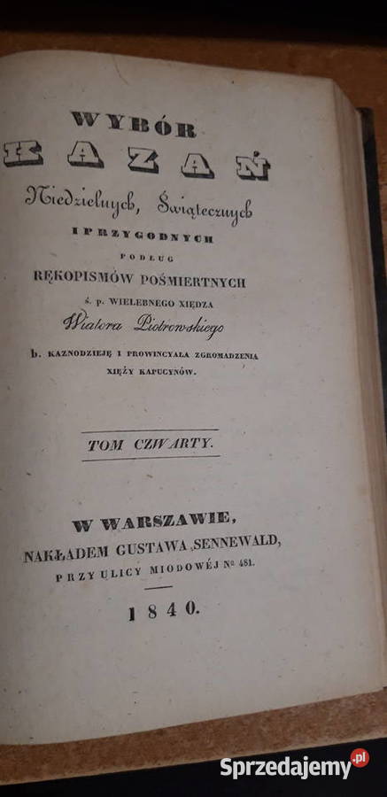 Wybór Kazańt34 XW Piotrowski W wa1840półskórek Iwno