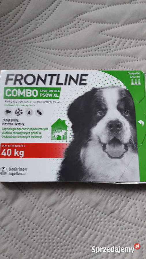 frontline combo preparat na pchły i kleszcze śląskie Sosnowiec sprzedam