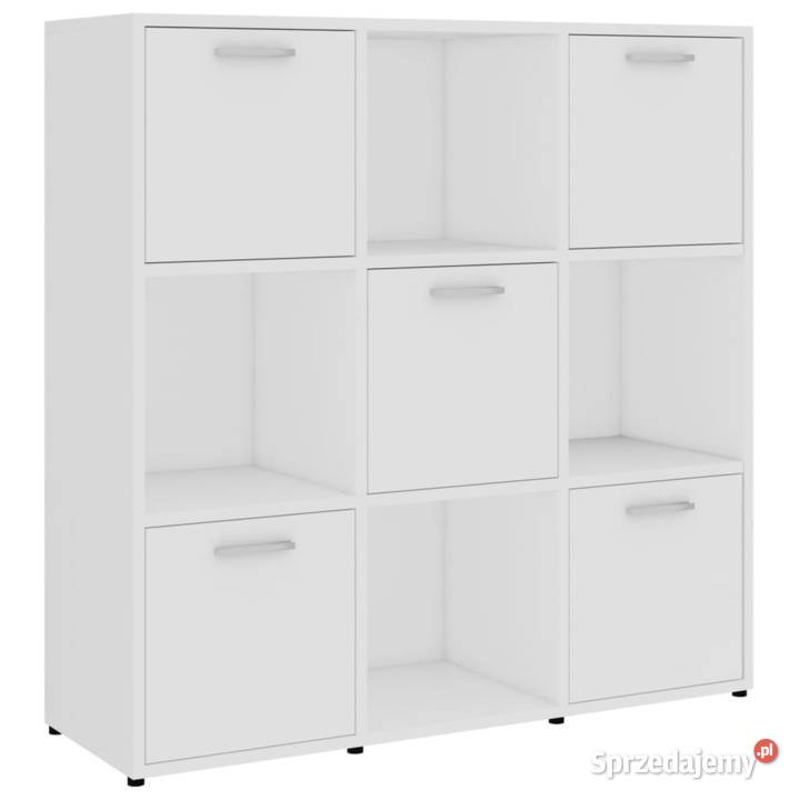 vidaXL Regał na książki biały 90x30x90 SKU802930 Warszawa