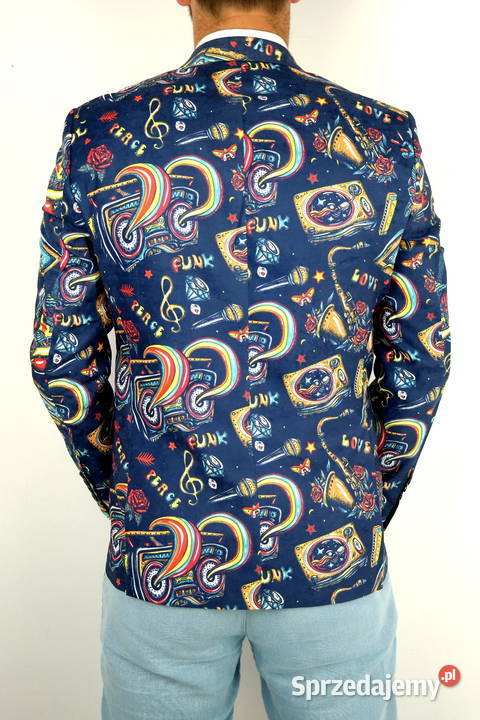 GIOVANNI PERA Marynarka męska kolorowa D502 Ostrów Wielkopolski