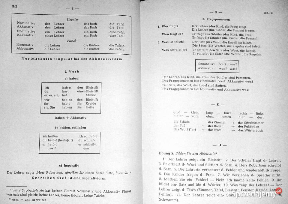 Deutsche sprachlehre fur auslnder Dora Schulz Chełm