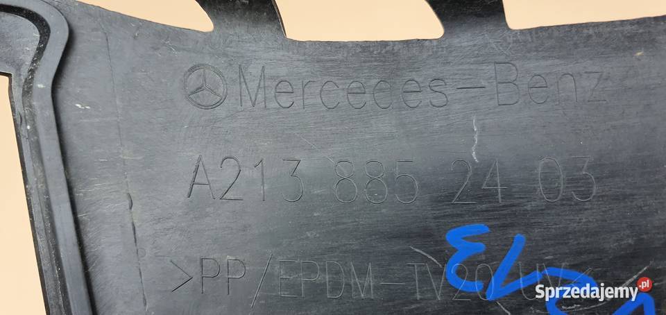 MRCEDES EKLASA W213 ŚLIZG ZDERZAKA A2138852403 osobowe Motoryzacja Trzciel sprzedam