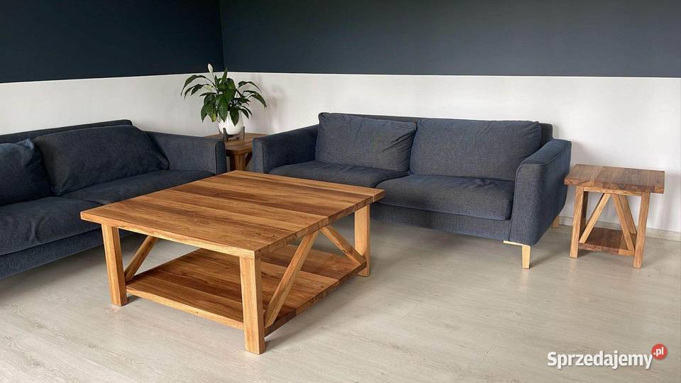 Stoliki dębowe lite drewno 50cm Bydgoszcz