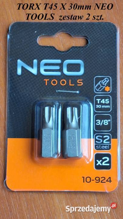 Bity Torx TX 45 wkrętakowe uniwersalne 2
