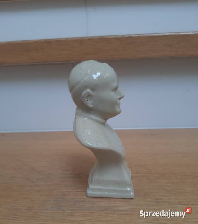Porcelanowe popiersie Jana Pawła II Kraków