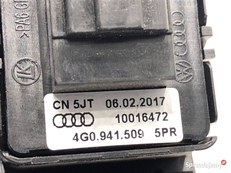 WŁĄCZNIK ŚWIATEŁ AWARYJNYCH AUDI A6 C7 4G0941509